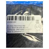 Men’s XL Short sleeve tech polo Dark Grey