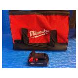 Milwaukee M18 REDLITHIUM CP1.5 lithium-ion battery pack 2025 Date Code /Bonus Tool Bag Included!