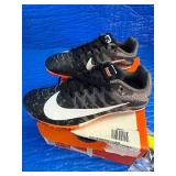 Brand New Nike Zoom Rival S 9 track spikes in the Black/Iron Grey/Hyper Crimson colorway, typically priced around $65.00