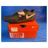4.5/6 Nike Zoom Rival SD 2 track and field throwing shoe in a black and indigo colorway
