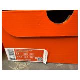 Size 11/12.5 Nike Zoom Rival D 10 track and field spikes in the "Bright Mango" colorway.