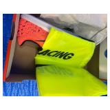 Size 11/12.5 Nike Zoom Rival D 10 track and field spikes in the "Bright Mango" colorway.