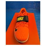 Size 11.5/13 Nike Triple Jump Elite athletic shoe box, with a listed retail price of USD $125.00