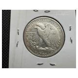 1945 D Silver Walking Liberty Half Dollar
