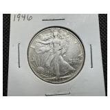 1946 Silver Walking Liberty Half Dollar