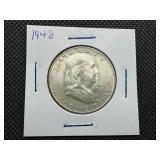 1948 Silver Franklin Half Dollar