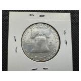 1953 D Silver Franklin Half Dollar