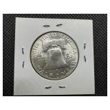 1954 Silver Franklin Half Dollar