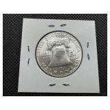 1954 Silver Franklin Half Dollar