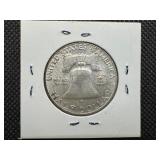 1954 D Silver Franklin Half Dollar