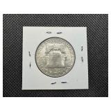 1954 S Silver Franklin Half Dollar