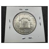1954 S Silver Franklin Half Dollar