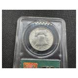 1958 PCGS MS65 Silver Franklin Half Dollar