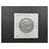 1959 Silver Franklin Half Dollar