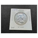 1959 Silver Franklin Half Dollar