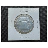 1959 Silver Franklin Half Dollar