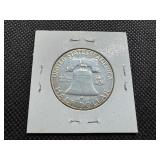 1959 Silver Franklin Half Dollar