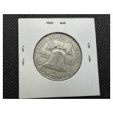 1959 D Silver Franklin Half Dollar