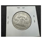1959 D Silver Franklin Half Dollar