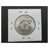 1960 D Silver Franklin Half Dollar