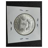 1960 D Silver Franklin Half Dollar
