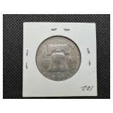 1962 D Silver Franklin Half Dollar Marked UNC when purchased