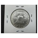 1963 D Silver Franklin Half Dollar
