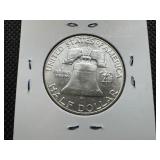 1963 D Silver Franklin Half Dollar