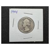 1944 Silver Washington Quarter