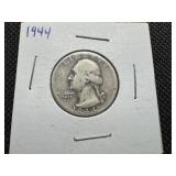 1944 Silver Washington Quarter