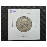 1946 Silver Washington Quarter
