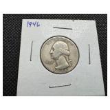 1946 Silver Washington Quarter