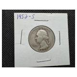 1952 S Silver Washington Quarter
