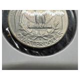 1954 D Silver Washington Quarter Marked MS65 when purchased