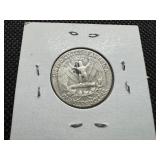 1957 D Silver Washington Quarter