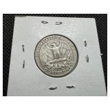 1958 D Silver Washington Quarter