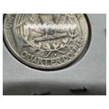 1958 D Silver Washington Quarter