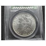 1884 O PCGS MS 63 Morgan Silver Dollar