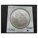 1888 Morgan Silver Dollar Marked MS 64 when purchased