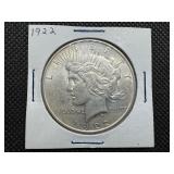 1922 Peace Silver Dollar