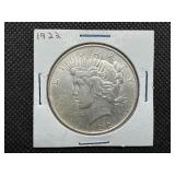 1922 Peace Silver Dollar