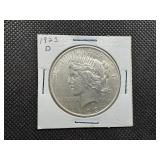 1923 D Peace Silver Dollar