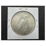 1935 Peace Silver Dollar Marked AU58 when purchased