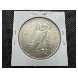 1935 Peace Silver Dollar Marked AU58 when purchased