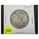 1920 P Walking Liberty Half Dollar
