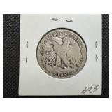 1920 D Silver Walking Liberty Half Dollar