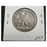 1920 D Silver Walking Liberty Half Dollar
