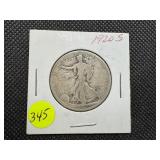 1920 S Silver Walking Liberty Half Dollar