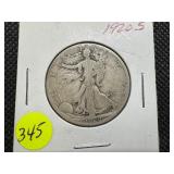 1920 S Silver Walking Liberty Half Dollar