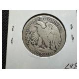 1920 S Silver Walking Liberty Half Dollar